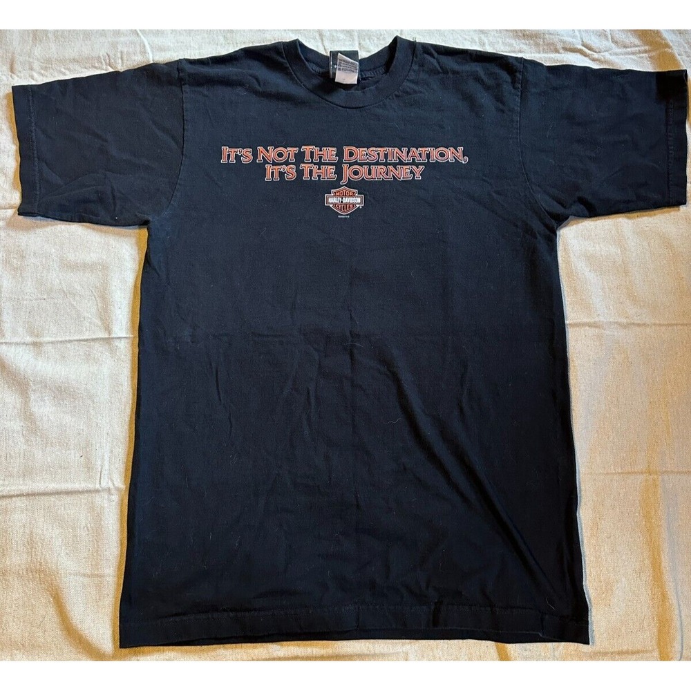 Harley Davidson Ocean City Maryland Tee Size L Made in USA 2007